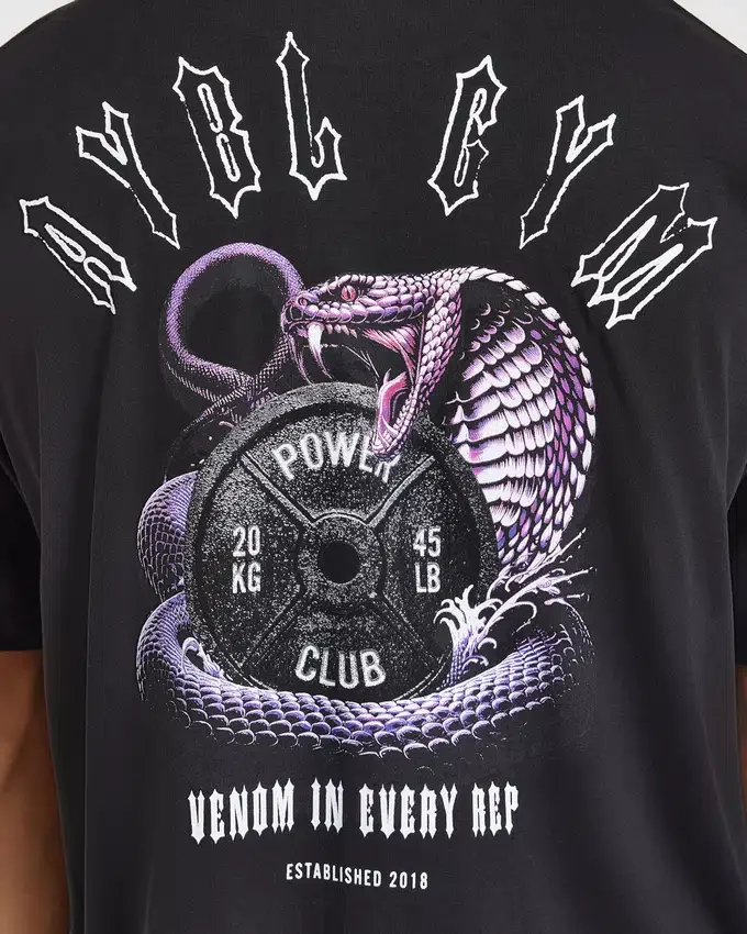 T-shirt oversize « Venom In Every Rep »