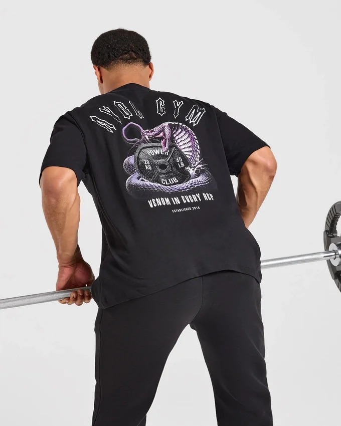 T-shirt oversize « Venom In Every Rep »