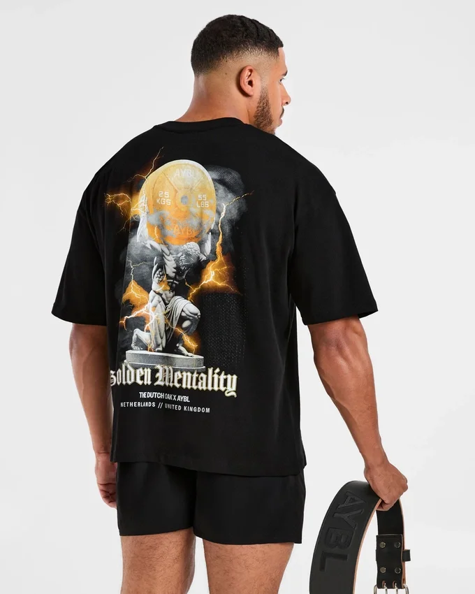 T-shirt oversize Wesley Vissers x Golden Mentality