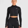 Veste courte zippée sans coutures Empower