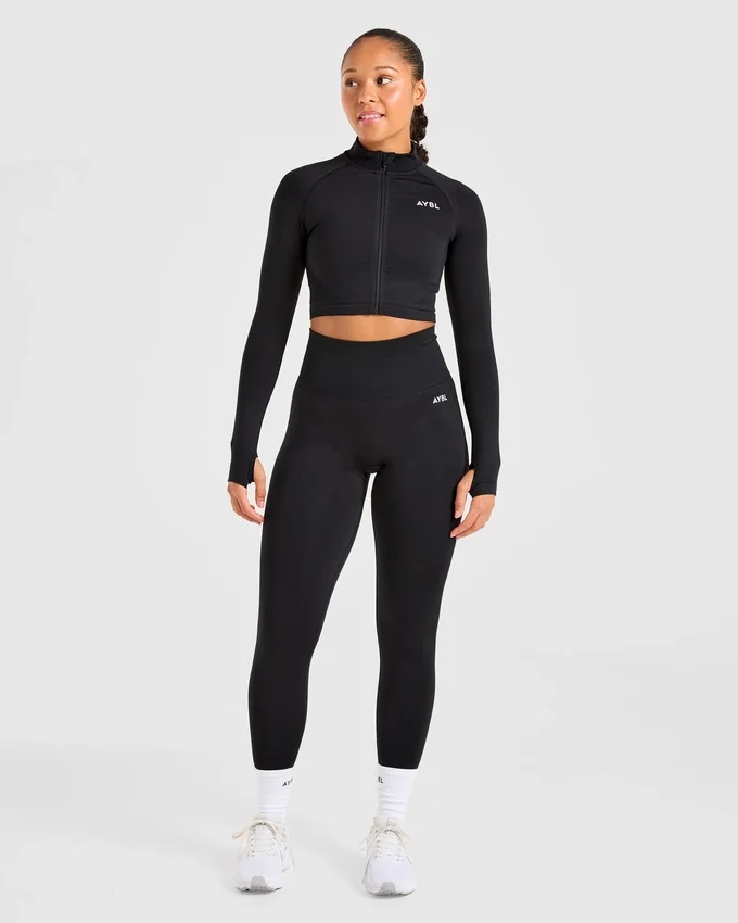 Veste courte zippée sans coutures Empower