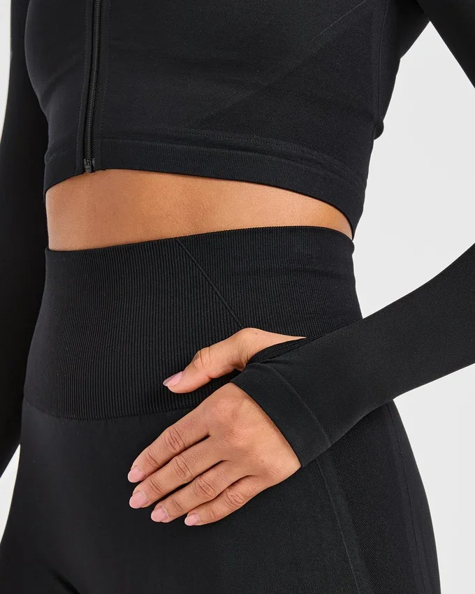 Veste courte zippée sans coutures Empower