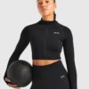 Veste courte zippée sans coutures Empower