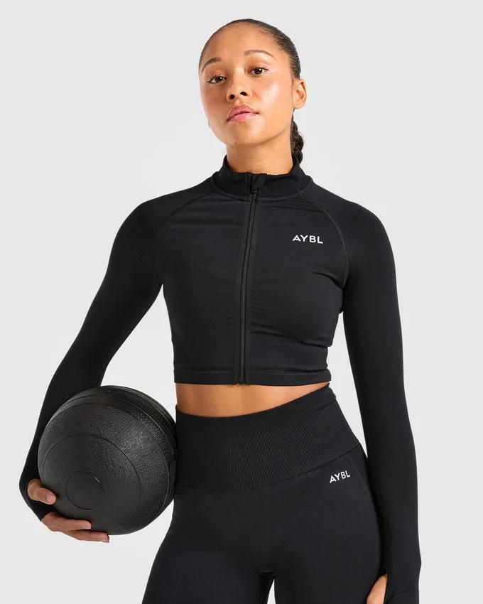 Veste courte zippée sans coutures Empower