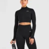 Veste courte zippée sans coutures Empower