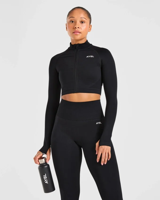 Veste courte zippée sans coutures Empower
