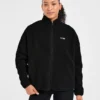 Veste polaire oversize à fermeture éclair