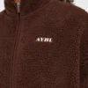 Veste polaire oversize à fermeture éclair