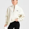 Veste polaire oversize à fermeture éclair