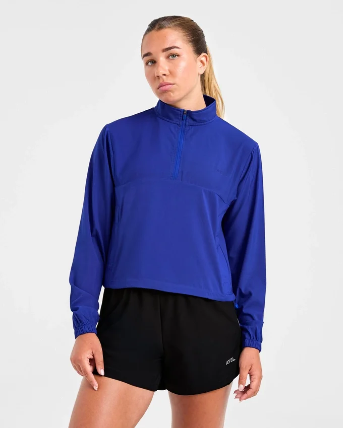 Veste Run à demi-zip