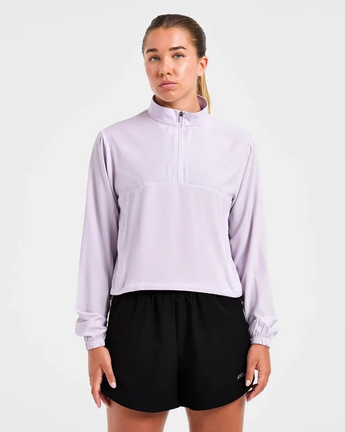 Veste Run à demi-zip