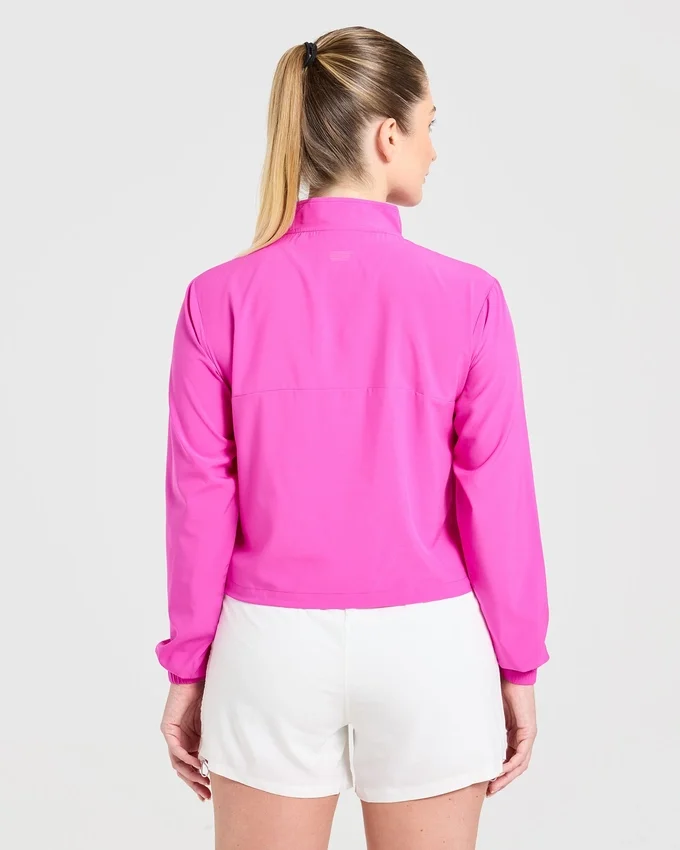 Veste Run à demi-zip