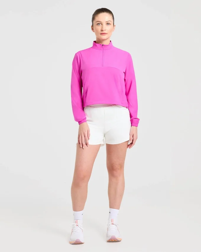 Veste Run à demi-zip