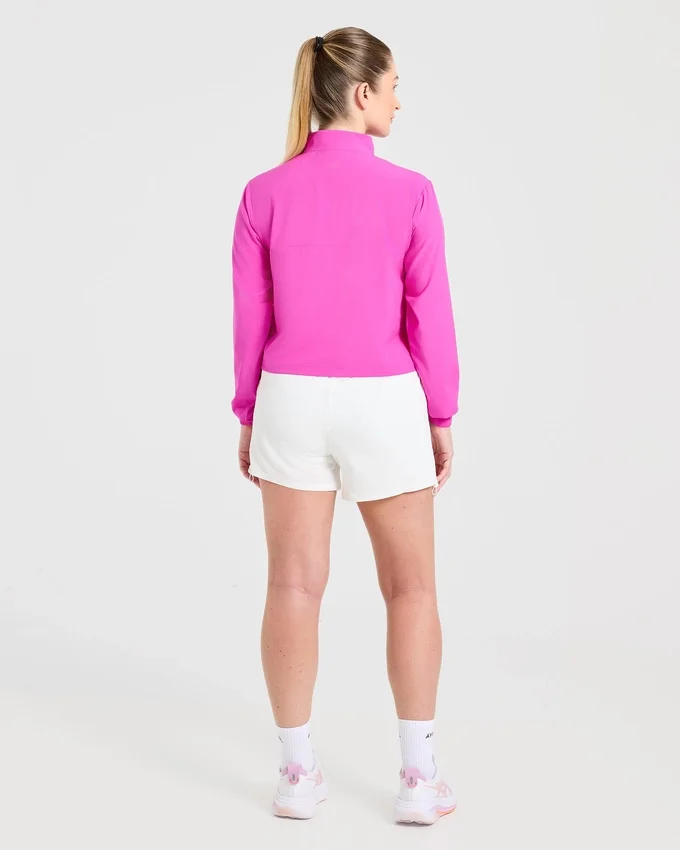Veste Run à demi-zip