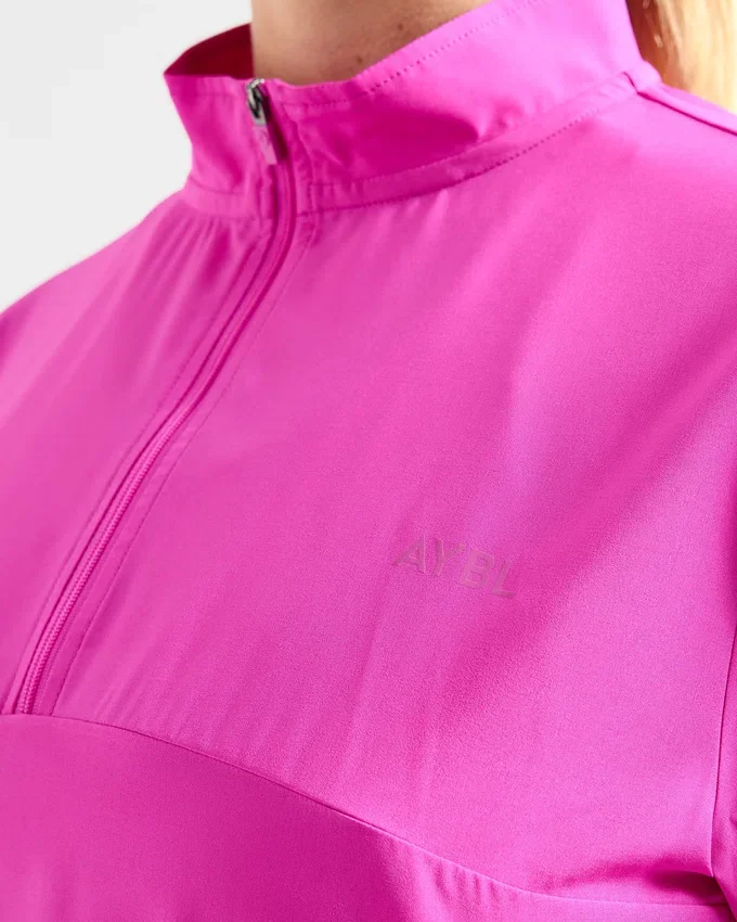 Veste Run à demi-zip