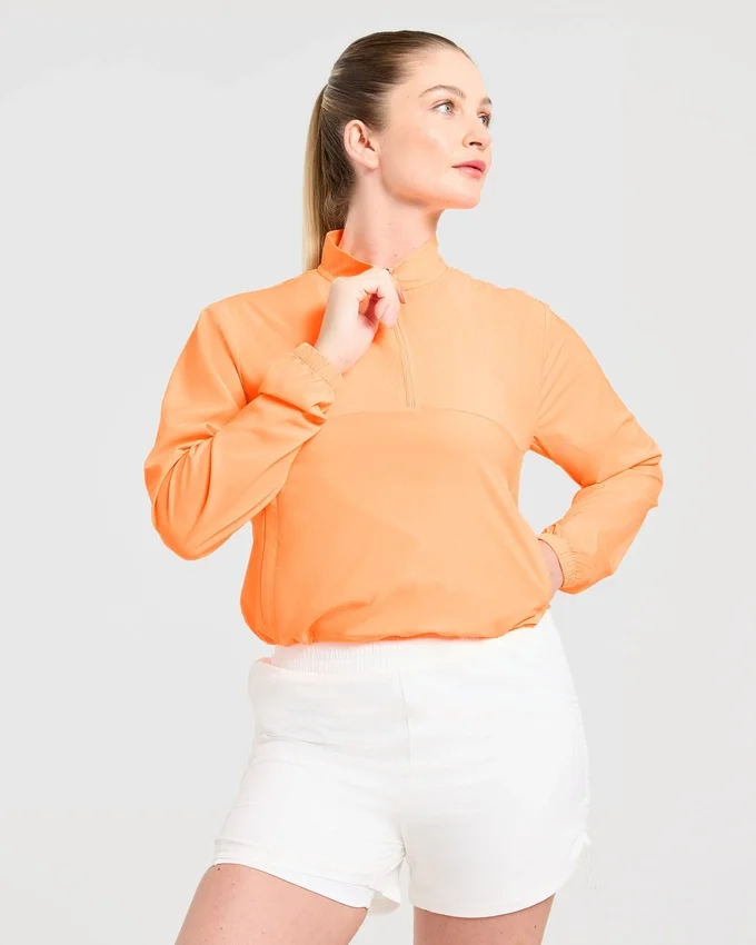 Veste Run à demi-zip