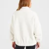Veste zippée en polaire oversize style « varsity »