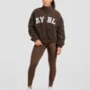 Veste zippée en polaire oversize style « varsity »