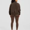 Veste zippée en polaire oversize style « varsity »