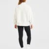 Veste zippée en polaire oversize style « varsity »