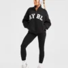Veste zippée en polaire oversize style « varsity »